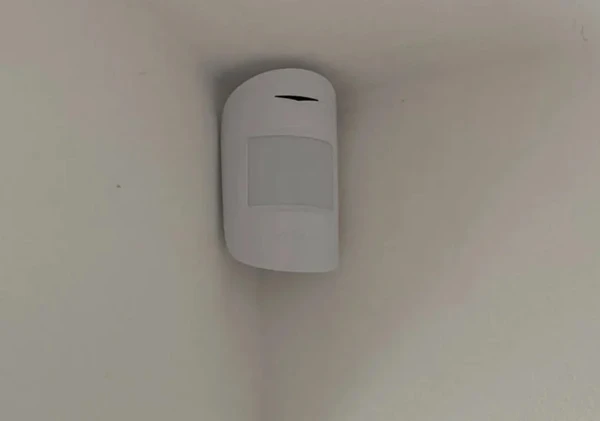 professionally installed indoor motion sensor in a home in Boca Raton, FL, ensuring safety and efficiency.