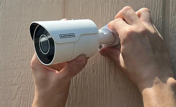 High-resolution security camera installed by expert security system providers in Boca Raton, FL, providing reliable surveillance.