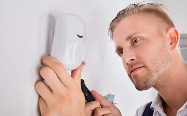 Expert sensor installation improving home automation and security systems in Florida.