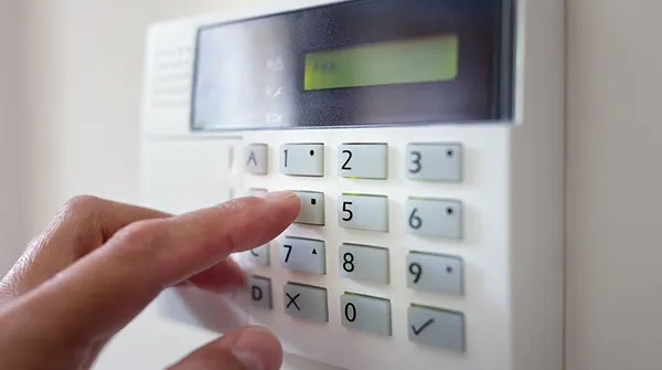 User Programming Wireless Burglar Alarm System in Delray Beach, FL